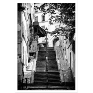 Affiche Paris, rue de Montmartre Affiche seule