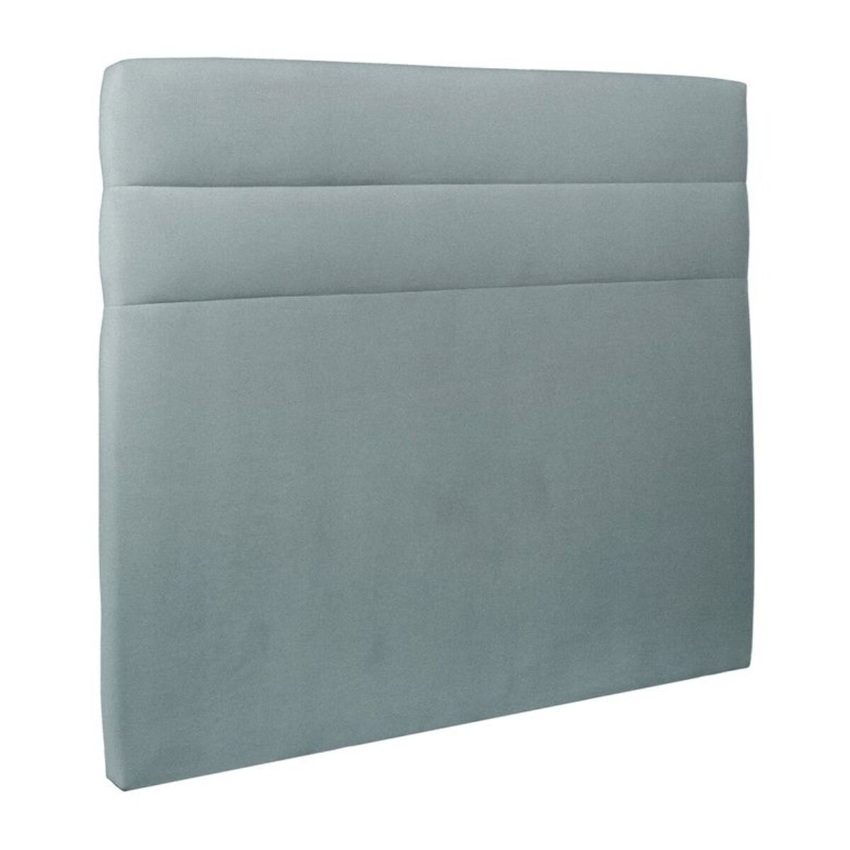 Lit avec sommier et tête de lit à lignes - Tissu velours au style chic - Adapté à tous les matelas, montage rapide - Esprit hôtel - Rangement XXL - Hauteur Totale : 39cm