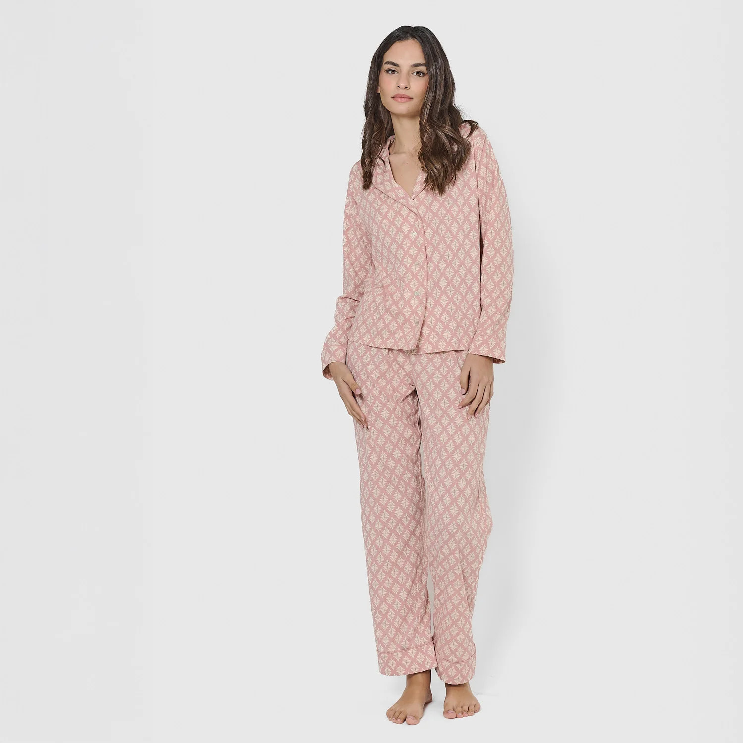 Pigiama in cotone rosa zurich