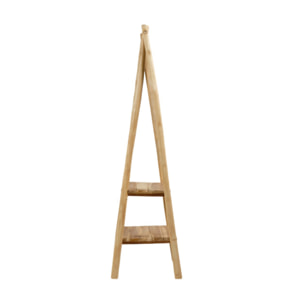 Portant d'entrée 160 cm de haut en bois massif de teck - CARDIFF