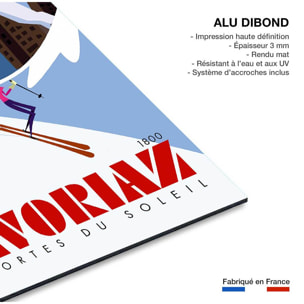 Tableau de voyage avoriaz 1800 Tableau alu Dibond