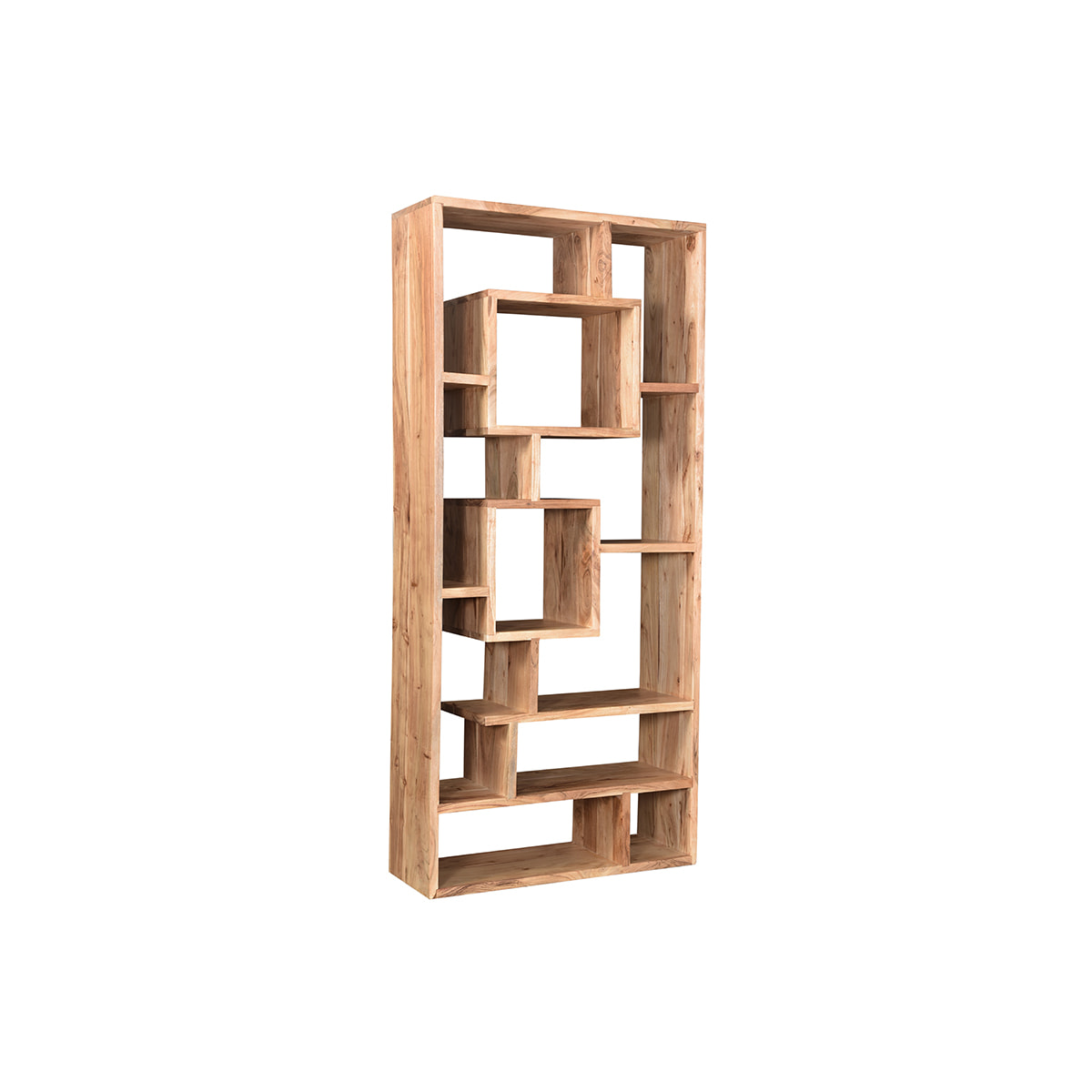 Bibliothèque ouverte design en bois massif L80 cm CHAPMAN