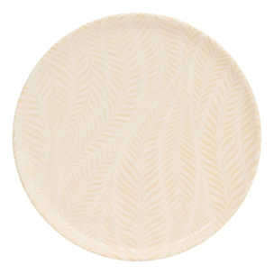 Assiette dessert Gina D22cm creme