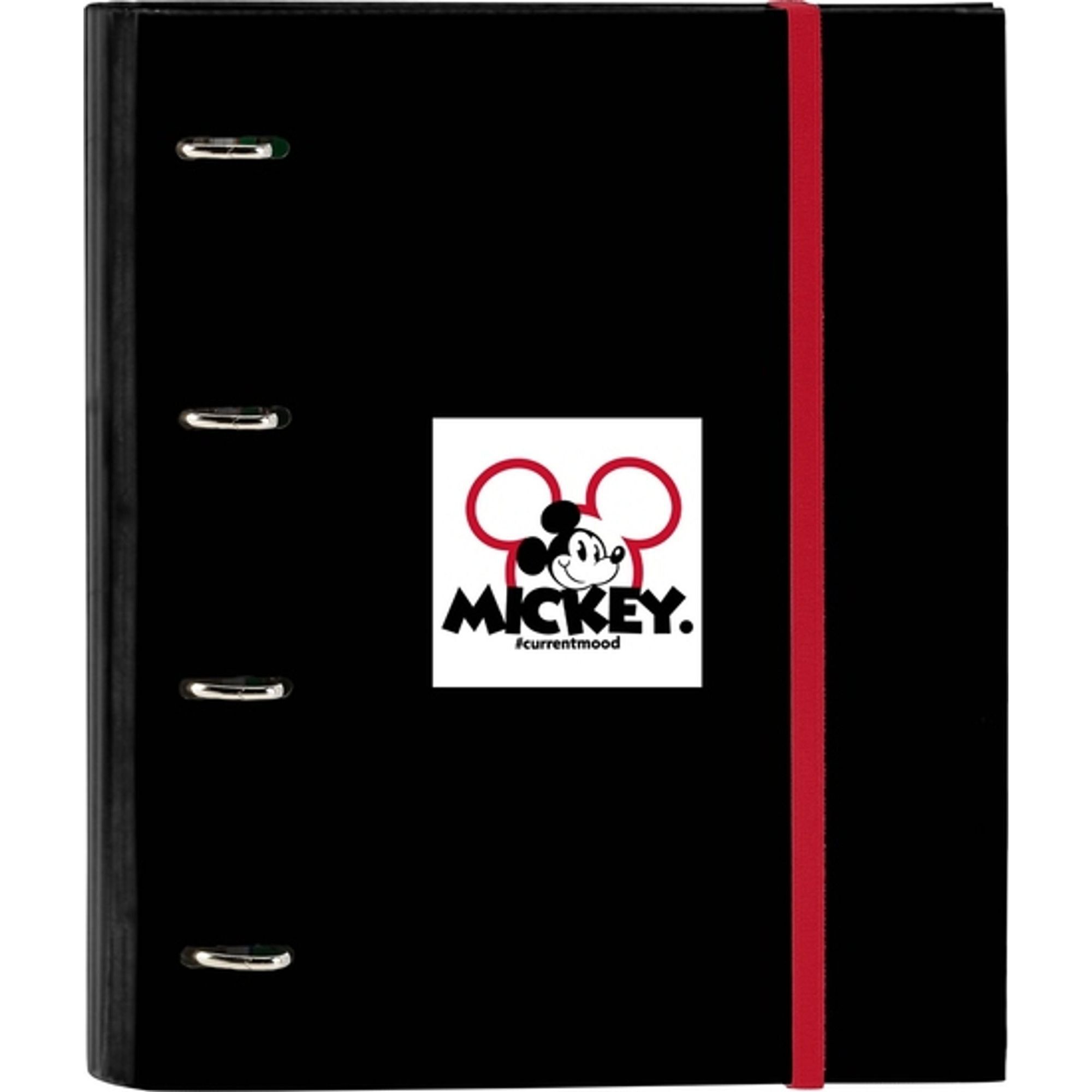 Carpeta 4 anillas 35mm c/recambio mickey mouse "mickey mood"