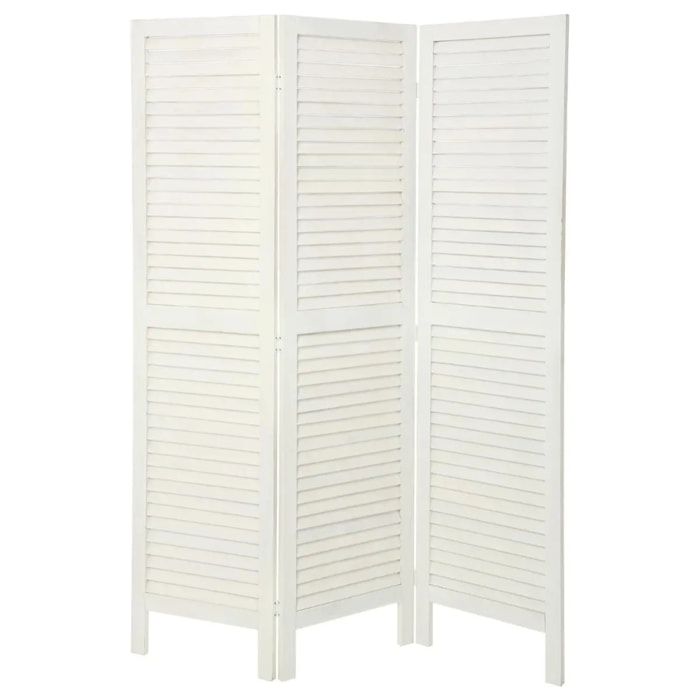 Paravent "Camila" en bois beige H170cm