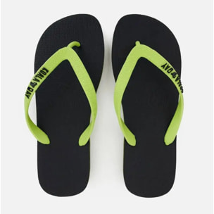 Chancla Dedo Verde Flúor - Mundaka