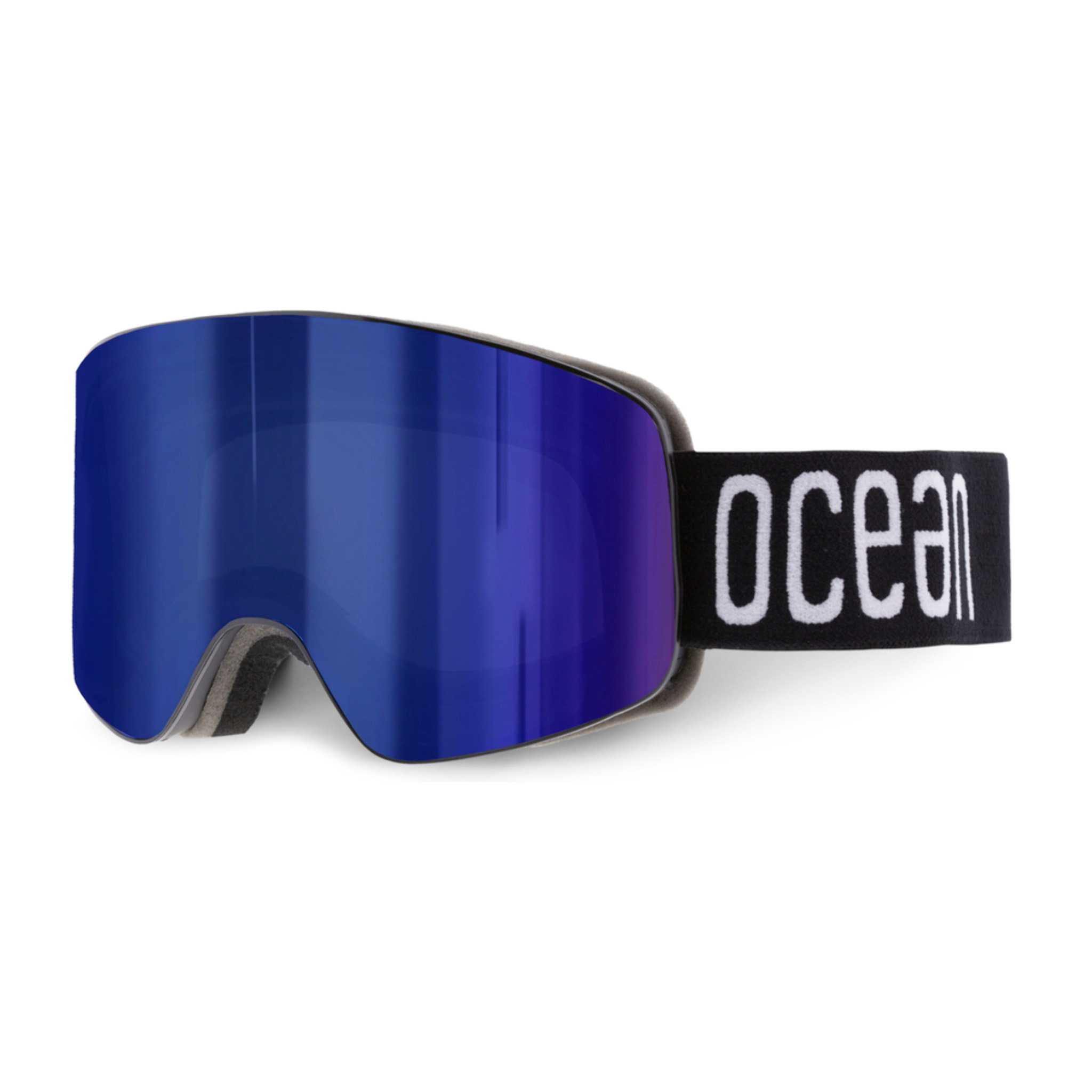 Gafas de esquí OCEAN ETNA - Negro / Revo azul con borde negro