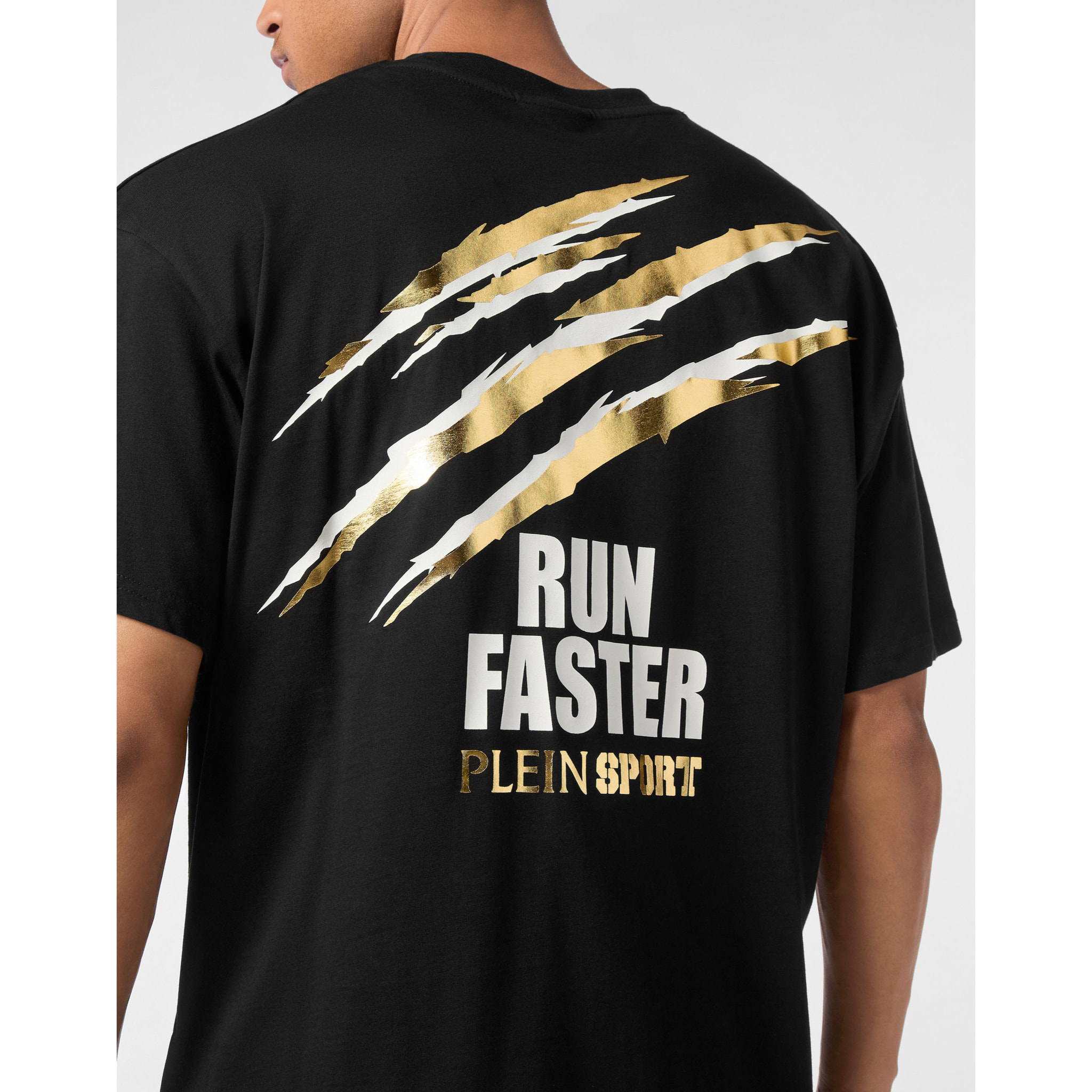 PLEIN SPORT T-Shirt Round Neck Ss SCRATCH