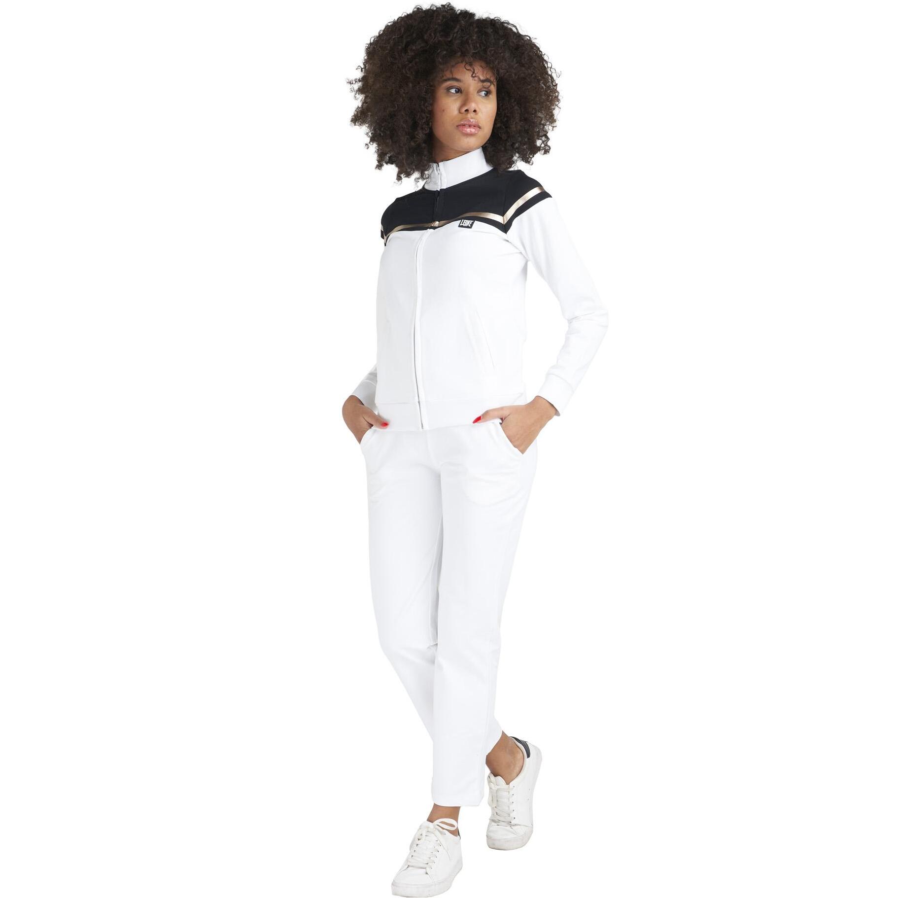 Tuta donna con collo alto e zip linea Chic Active