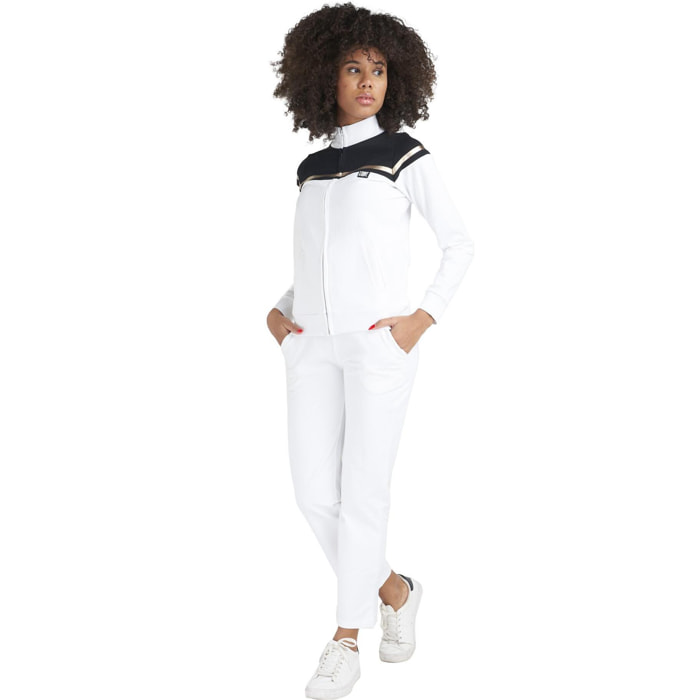 Tuta donna con collo alto e zip linea Chic Active