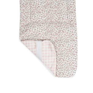 Colchoneta Silla de Paseo Universal Reversible línea Don Algodón Vichy y Flores