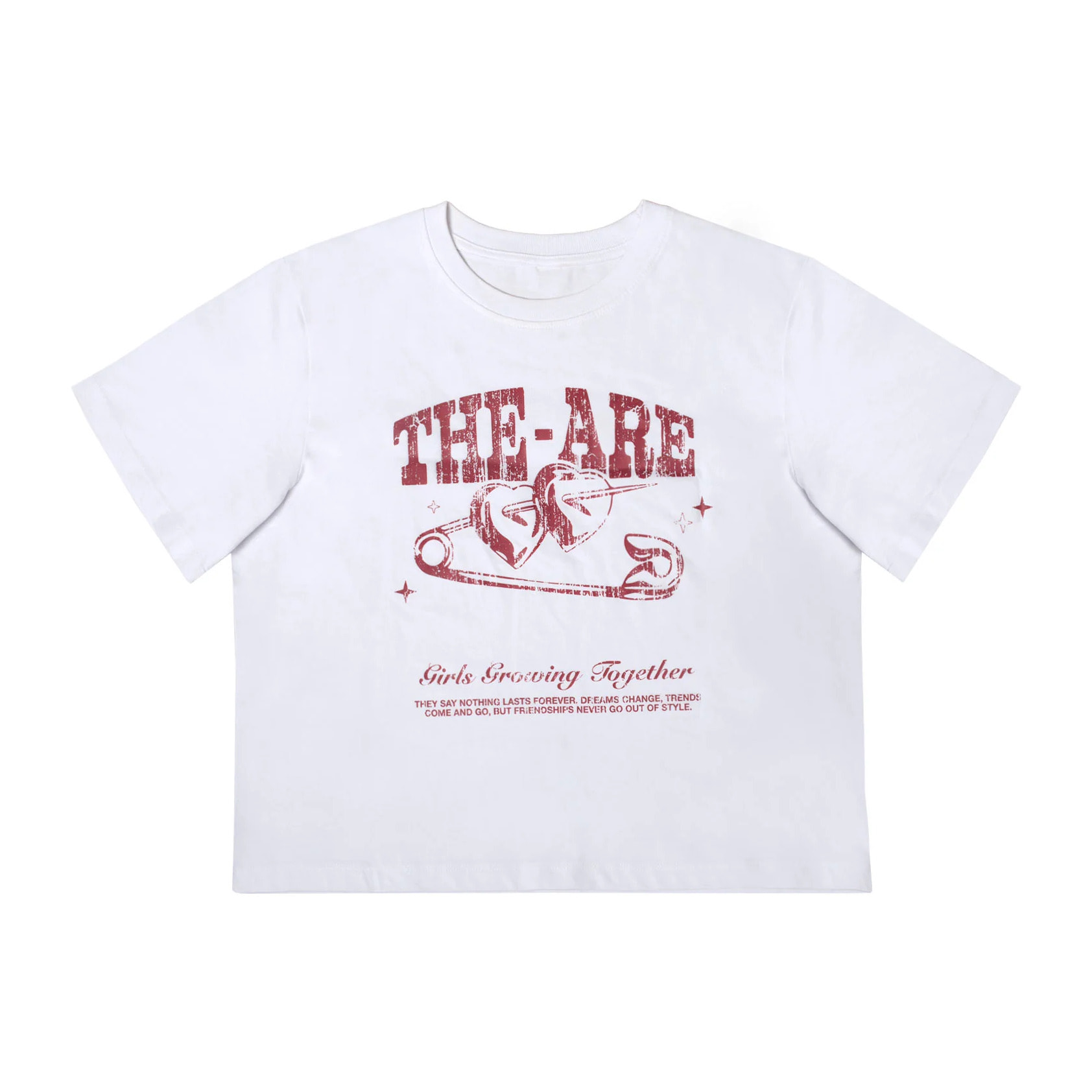 Camiseta de mujer manga corta con serigrafía