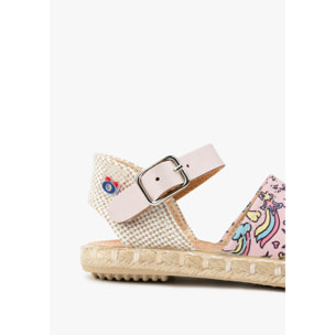 Espadrillas per neonati con stampa unicorno