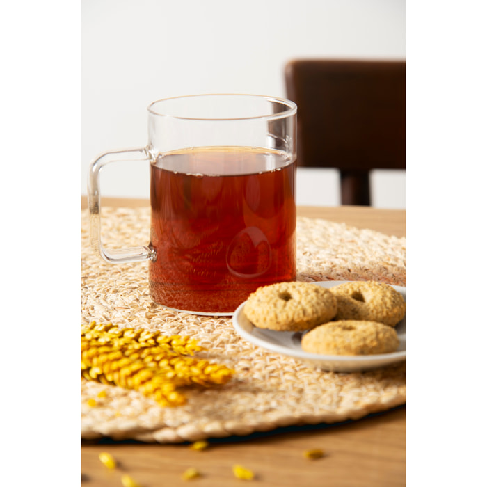 Set de 6 Mugs Excelsa – Essential, Verre Transparent