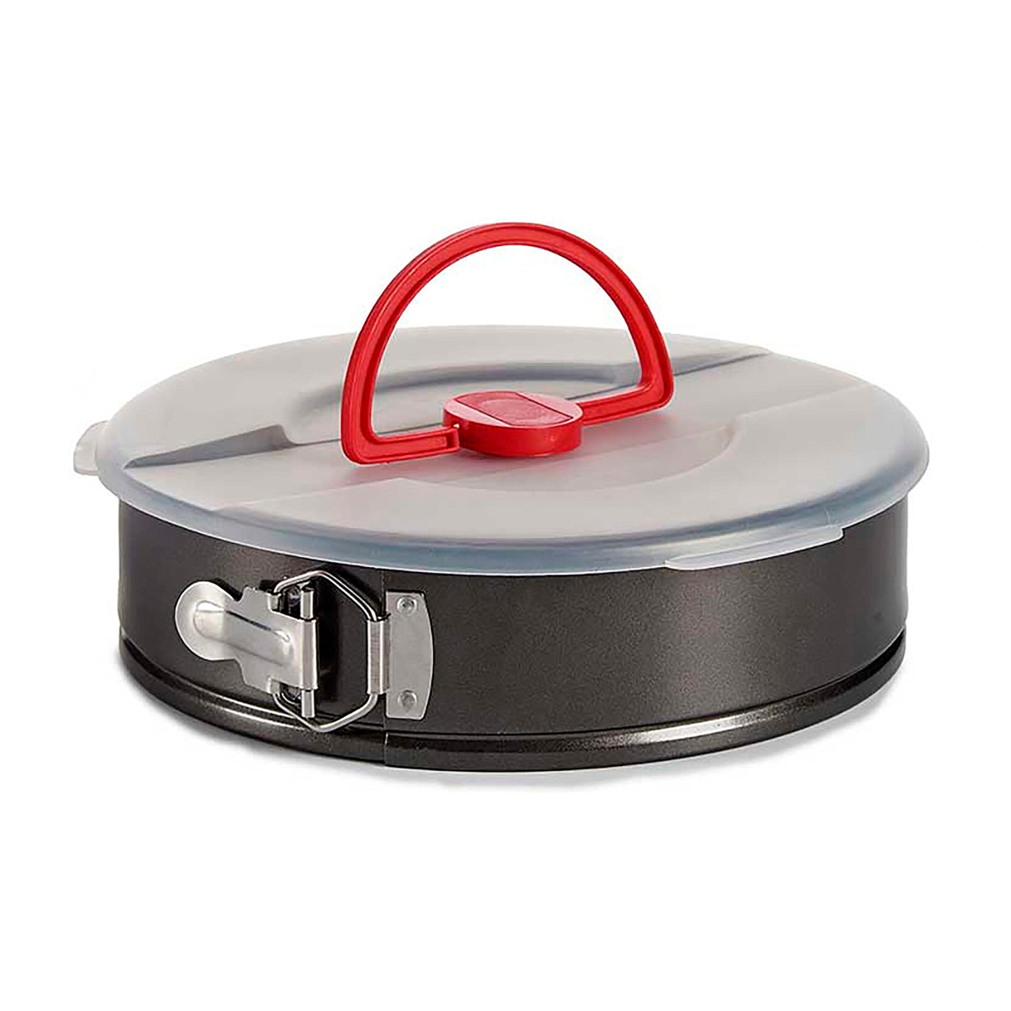 DAM STAMPO LUCCHETTO TONDO IN FERRO CON COPERCHIO 27x27x7 Cm. Colore nero