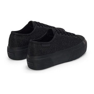 Superga - Scarpe da donna Donna Nero - 3790 Platform Jersey Lame Leggera