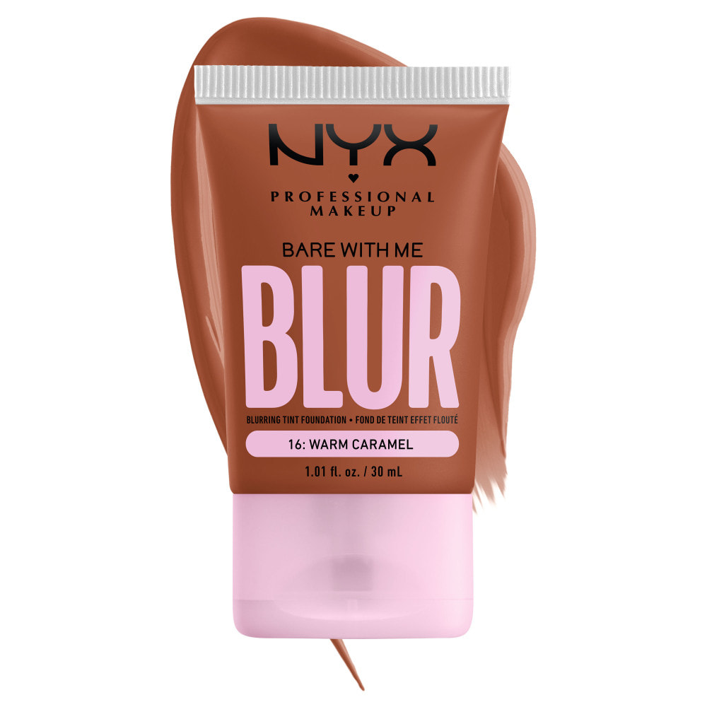 NYX Professional Makeup Fond de teint effet flouté Bare With Me Blur Warm Caramel