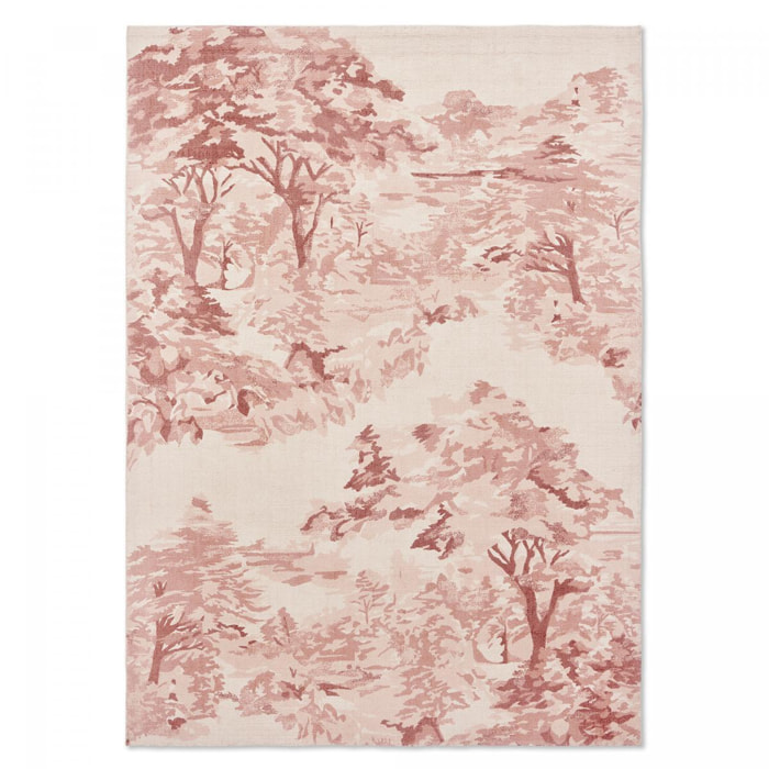 Tapis salon et chambre fait à la main en coton motif floral MADE