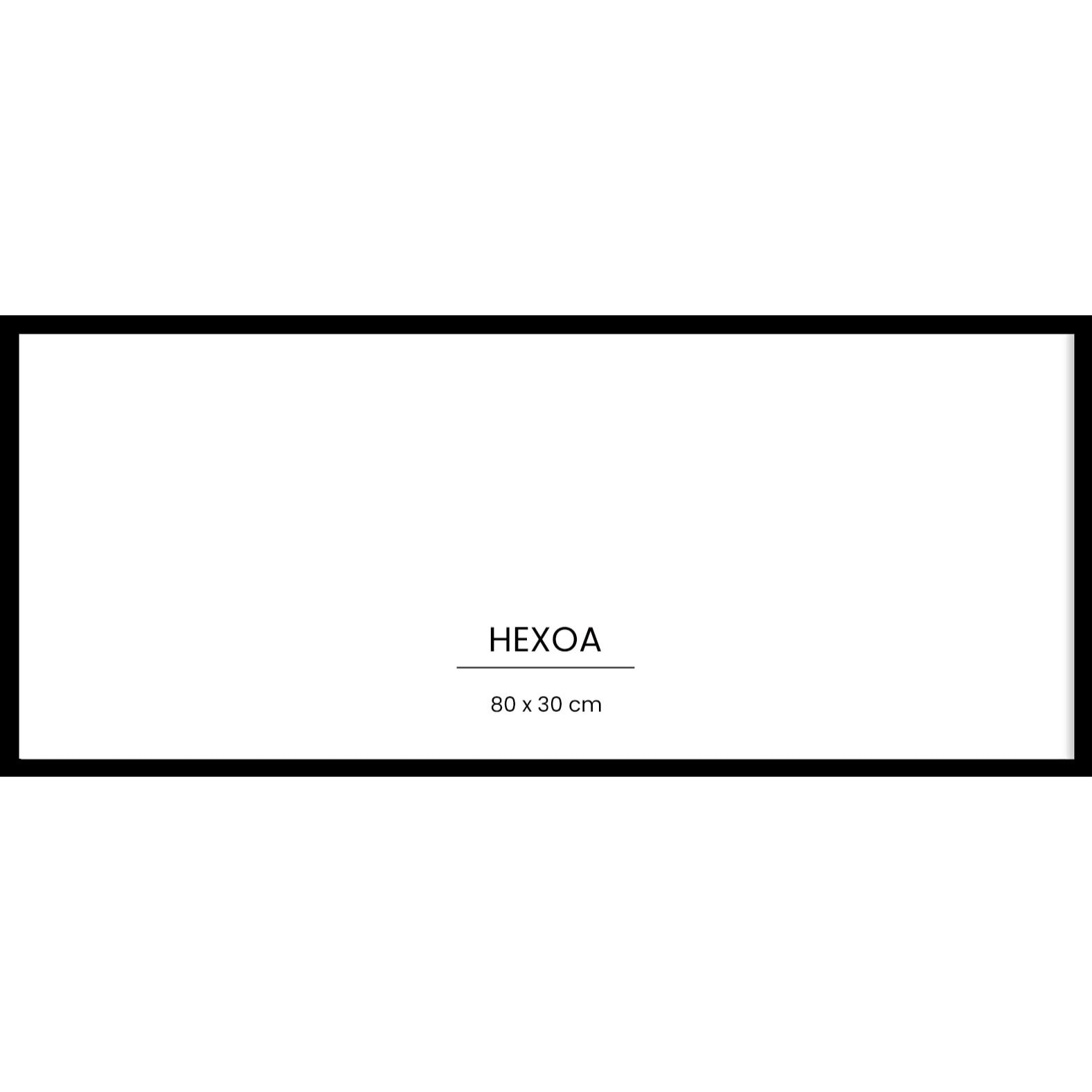 Cadre métal Noir 80x30cm cadre seul