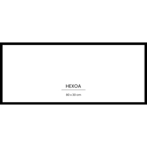 Cadre métal Noir 80x30cm cadre seul