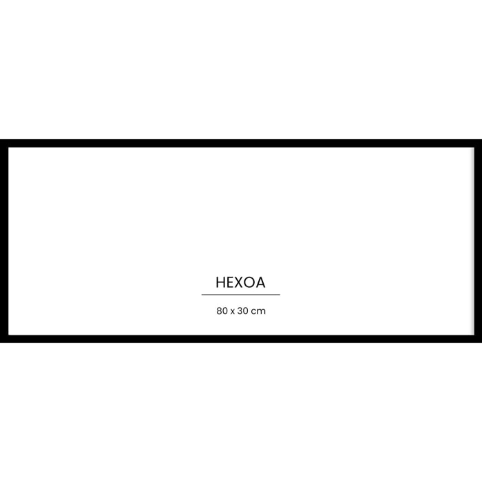 Cadre métal Noir 80x30cm cadre seul