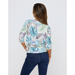 Camiseta Media Manga Estampada - Alberri