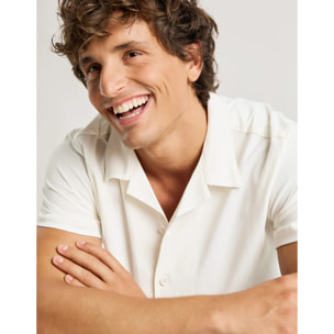 Camisa Manga Corta Blanca - Atimo