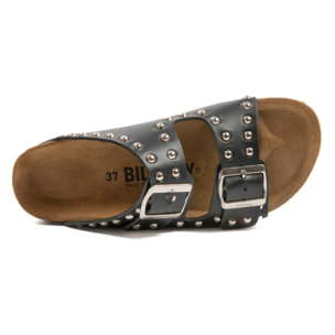 SANDALO CON ZEPPA BILLOWY NERO