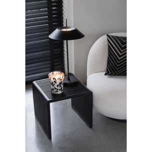 J-Line bougie parfumée Noa - Stone & Rock - noir/blanc - medium - 68H