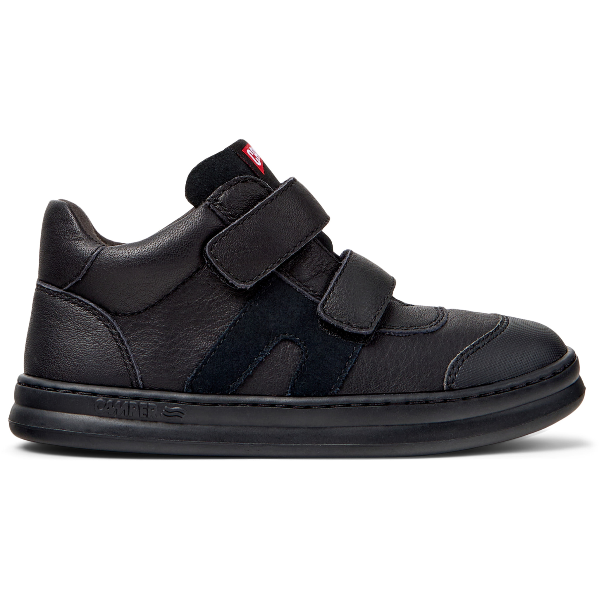 Sneaker-Bootie - CAMPER Runner Four - Nero - Pelle liscia