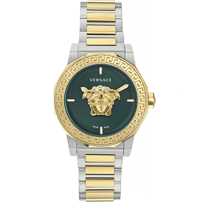 Versace Reloj Analógico De Cuarzo Medusa Deco