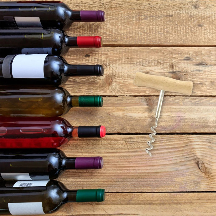 Tire-bouchon tonnelet en bois Fackelmann Bar Concept