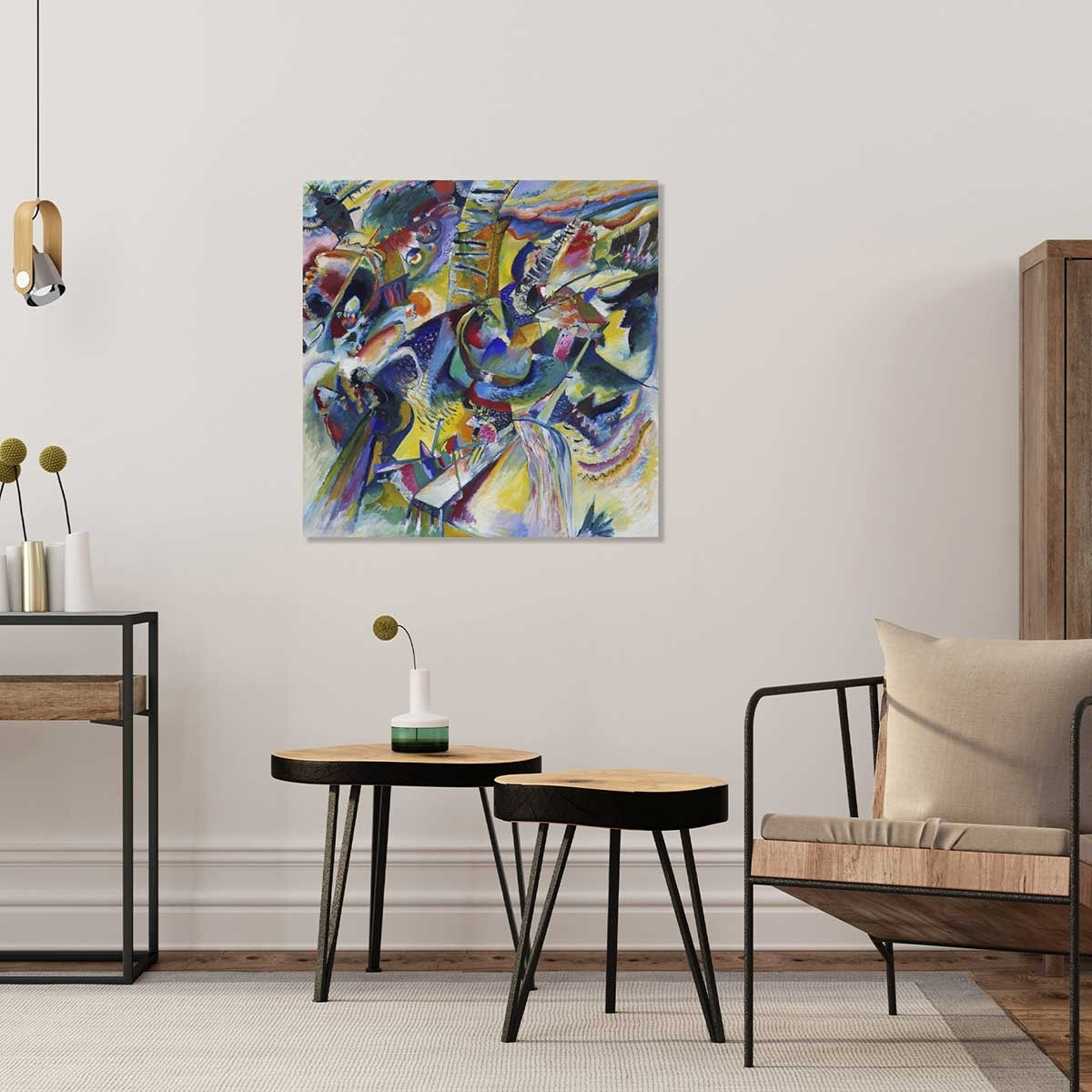 Tableau d'art Improvisation de Kandinsky Tableau plexiglas