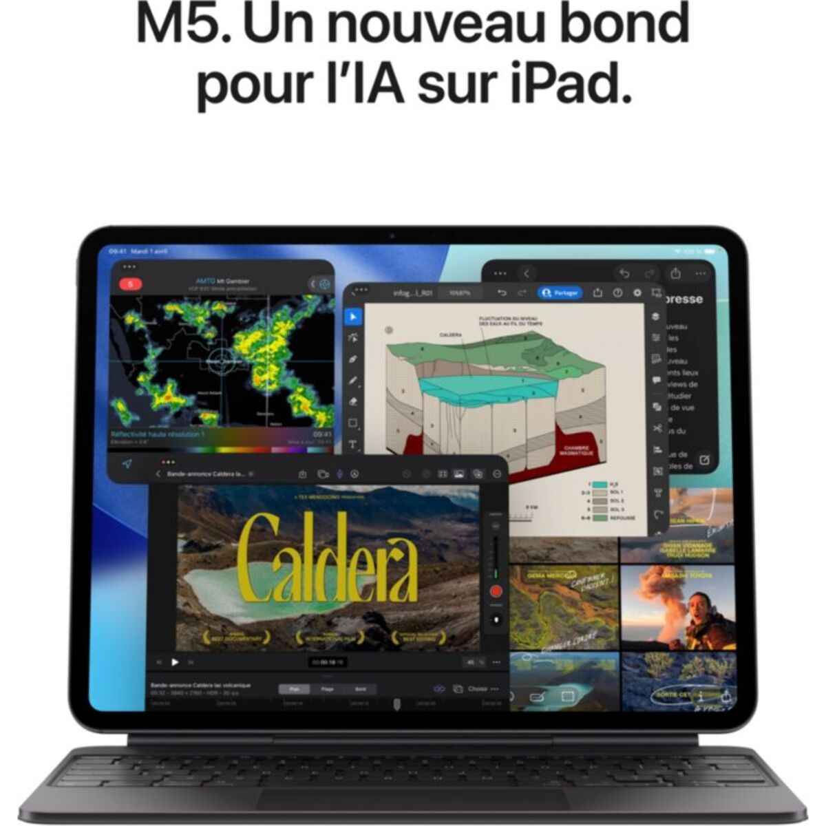 Tablette Apple IPAD Pro 11 M5 1To Noir Sidéral Standard Cellular