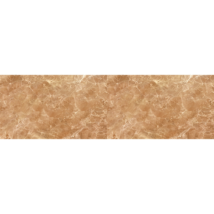 Revêtement sticker sol - MARBRE BRUN CAPPUCCINO - Rouleau adhésif Protection Anti-dérapant