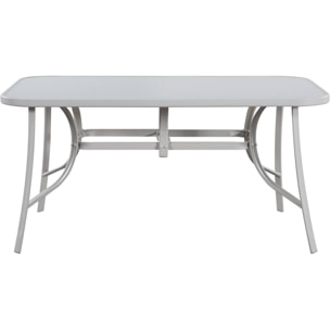 Table de jardin "Cordoba" - Phoenix - 6 places - Blanc