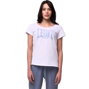 T-shirt a maniche corte da donna Leone Blue