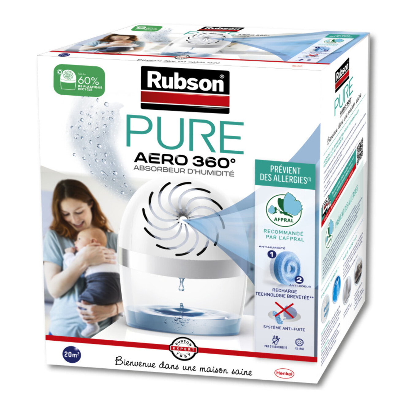 Rubson - Absorbeur Aero 360 Pure Appareil 20M²