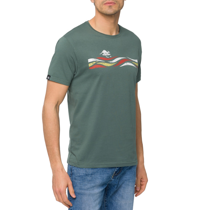 Camiseta Hot Buttered TWISTER Verde Claro