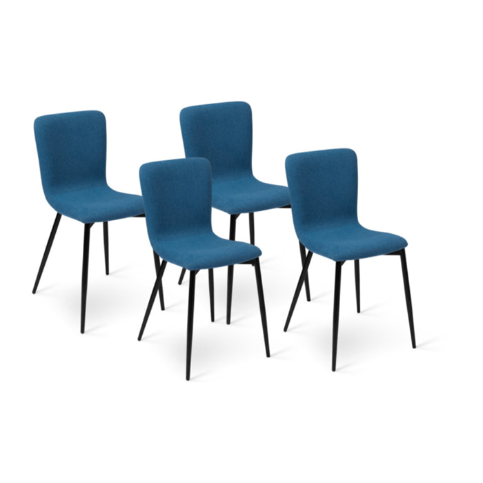 Chaises Margot - Bleu canard