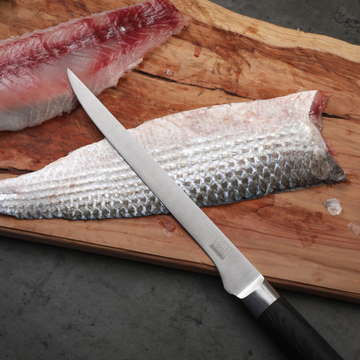 Couteau à Filet | Lame 200 mm | Acier Inoxydable | Lame Japonaise 440C
