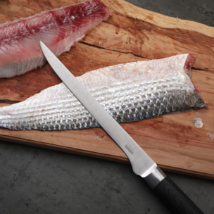 Couteau à Filet | Lame 200 mm | Acier Inoxydable | Lame Japonaise 440C