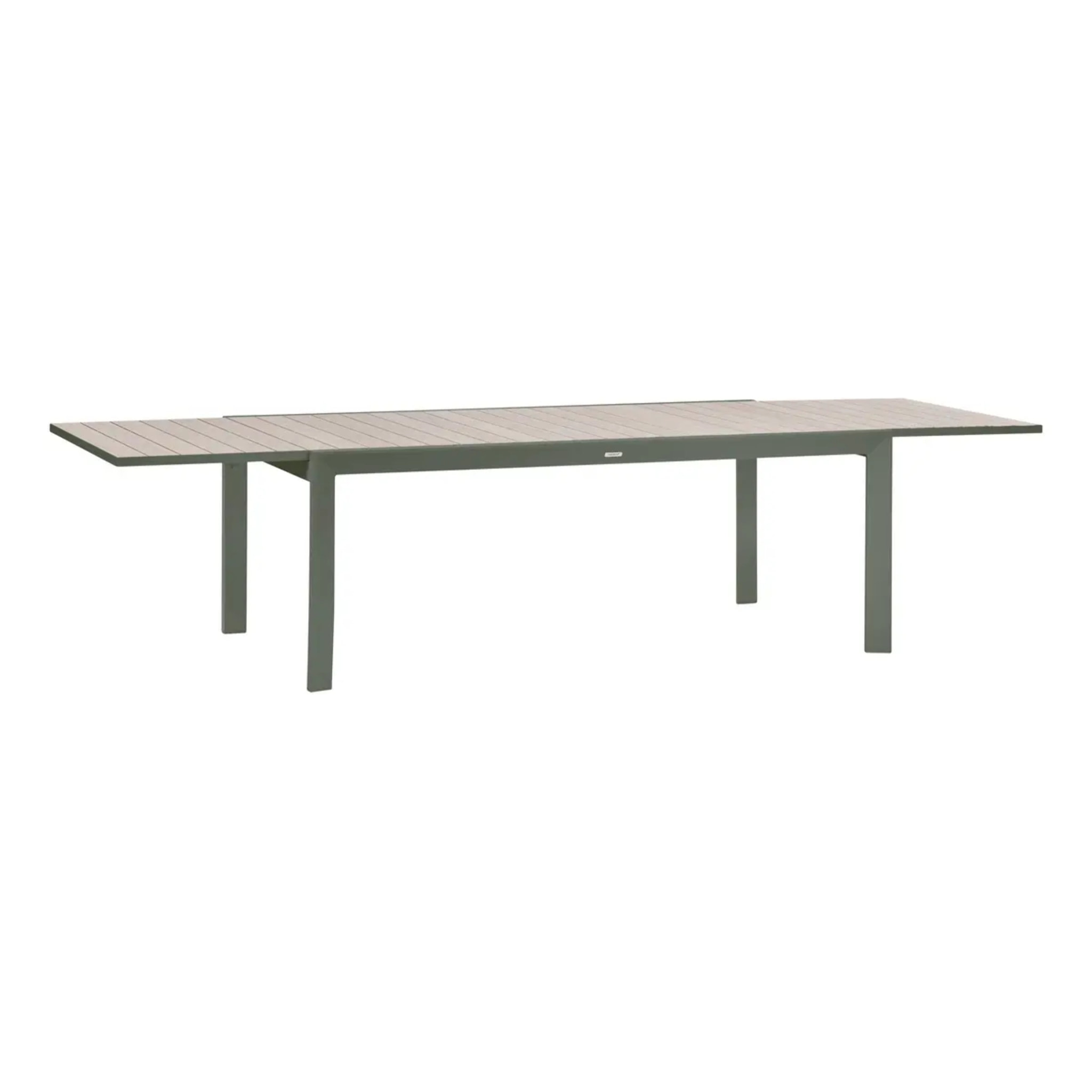 Table de jardin 12 places Evasion extensible beige lin