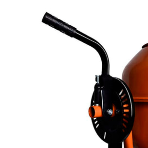 Betoniera Elettrica 70 Litri 220 Watt Impastatrice Miscelatore Cemento Con 2 Ruote Certificazione CE Telaio In Acciaio Per Malta Calcestruzzo 30 RPM