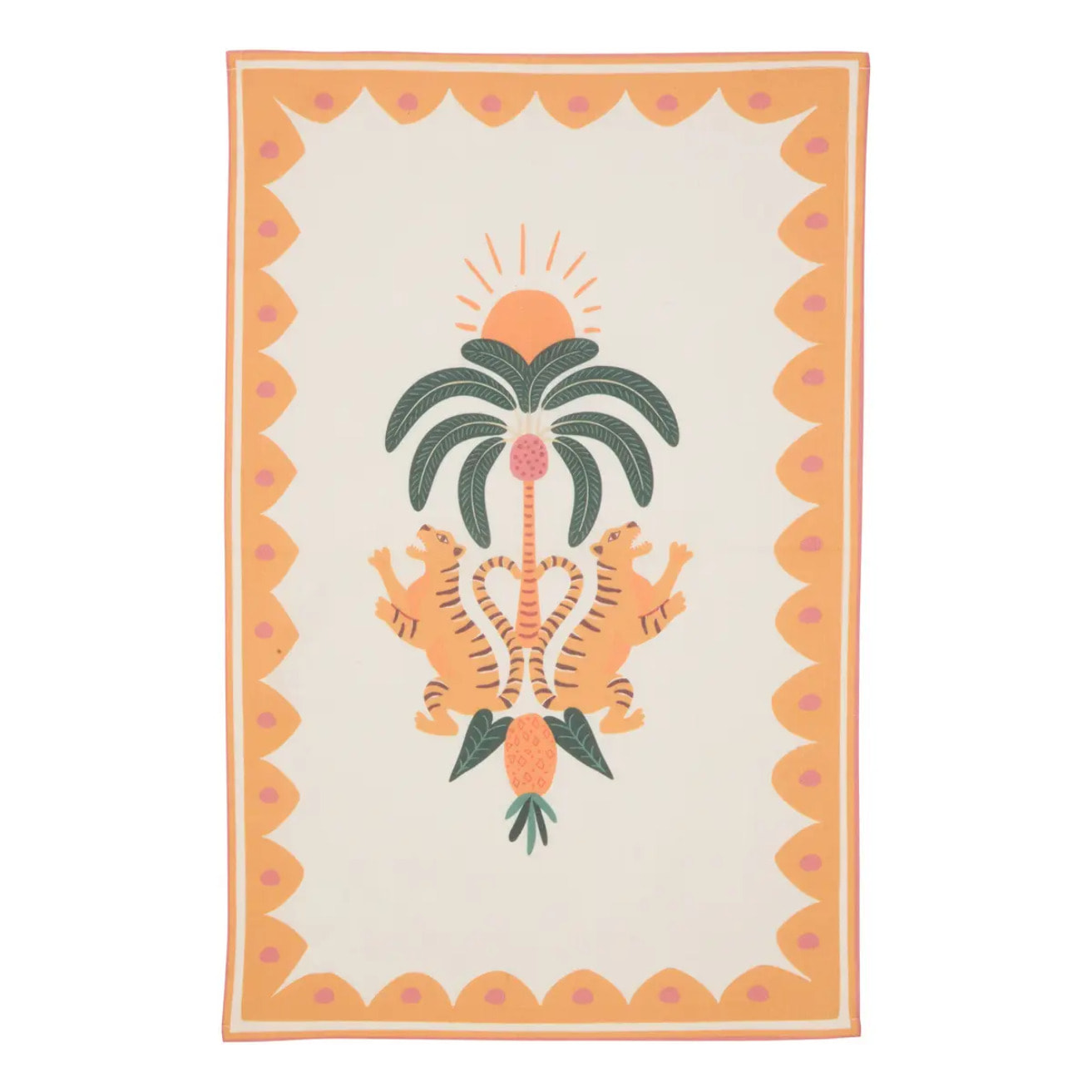 Lot de 3 torchons Tropical 70x45cm en coton