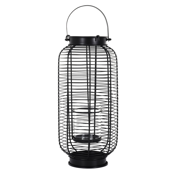 LANTERNE EN METAL FILAIRE H42.5CM