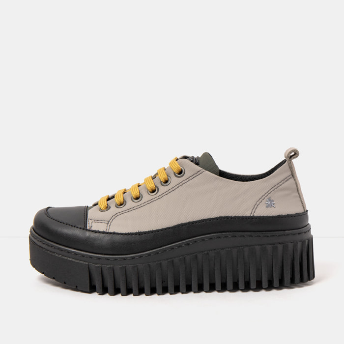 Zapatos 1518A RUBBER NYLON GREY-KAKI/BRIGHTON color Grey-kaki