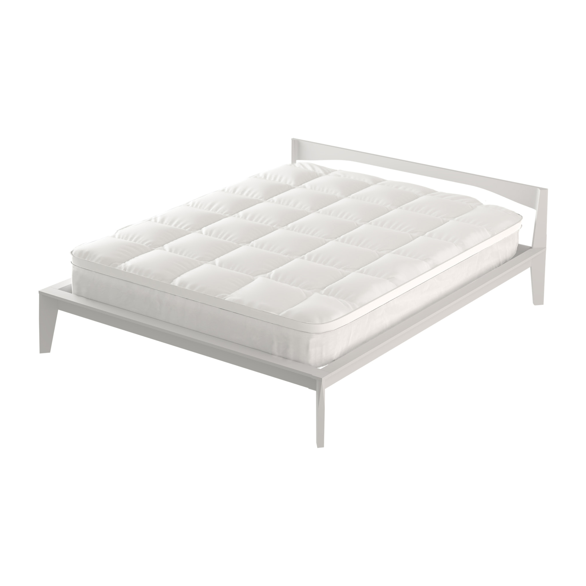 TOPPER MORFEO TRAPUNTATO CON FASCIA COPRIMATERASSO