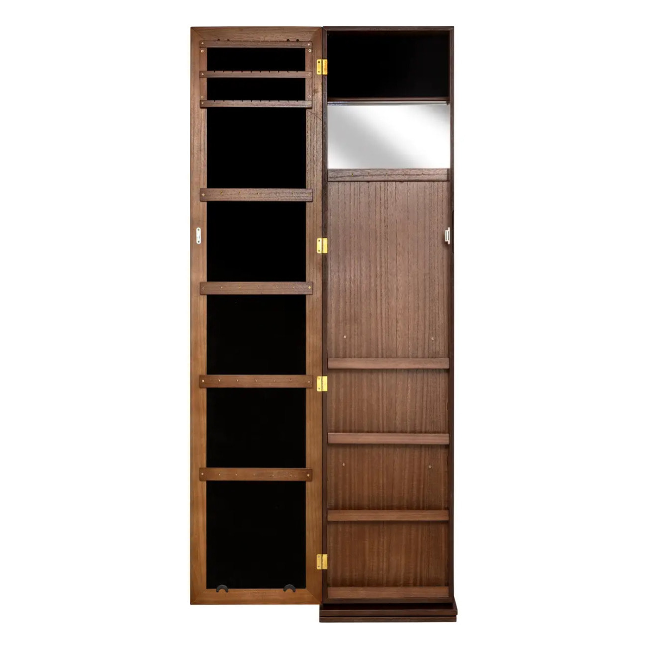 Armoire à bijoux "Vivia" bois marron H168cm