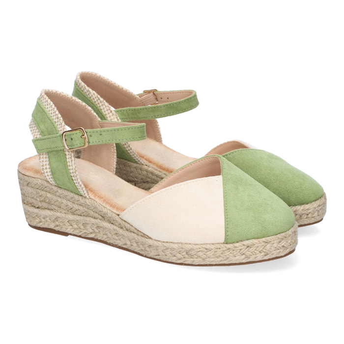 Sandalia de Cuña de Yute para Mujer, Comodas y Elegantes, Diseño Moderno con Tira Decorativa